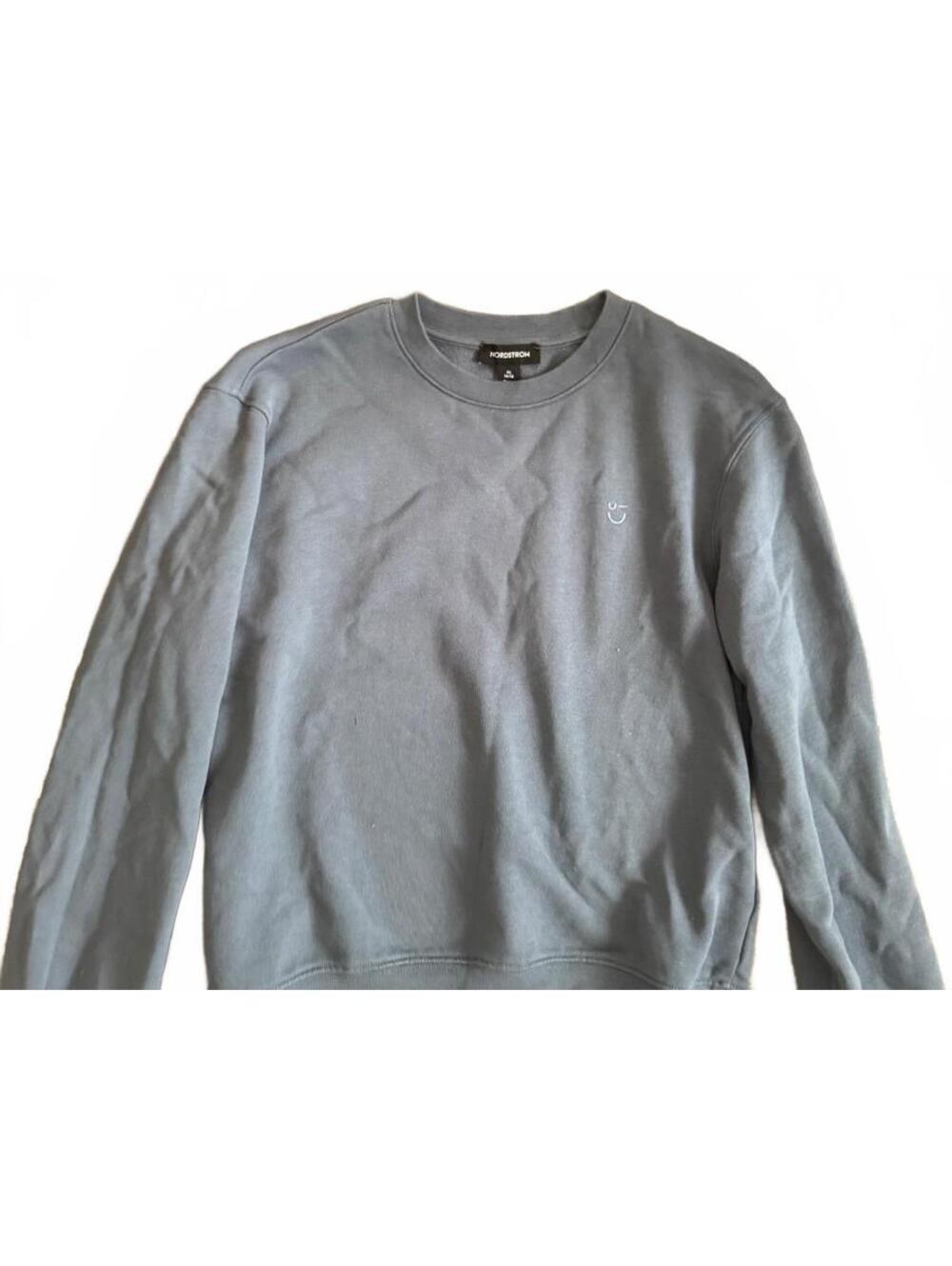 Nordstrom Men's Gray Pullover Sweatshirt Size XL